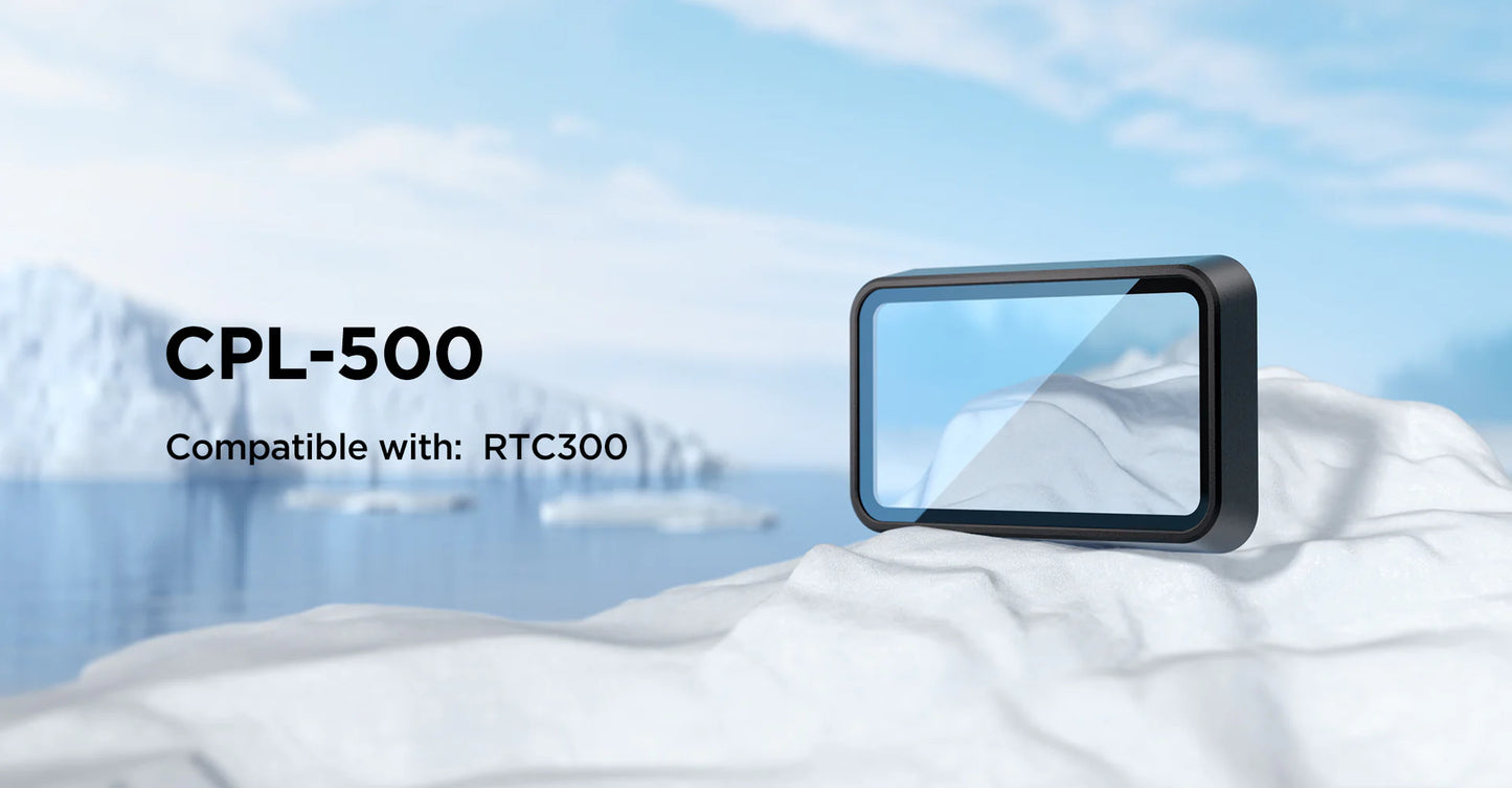 VIOFO CPL-500 Rear Filter, Anti-Glare Circular Polarizing Lens for RTC300/A329/A329S Series