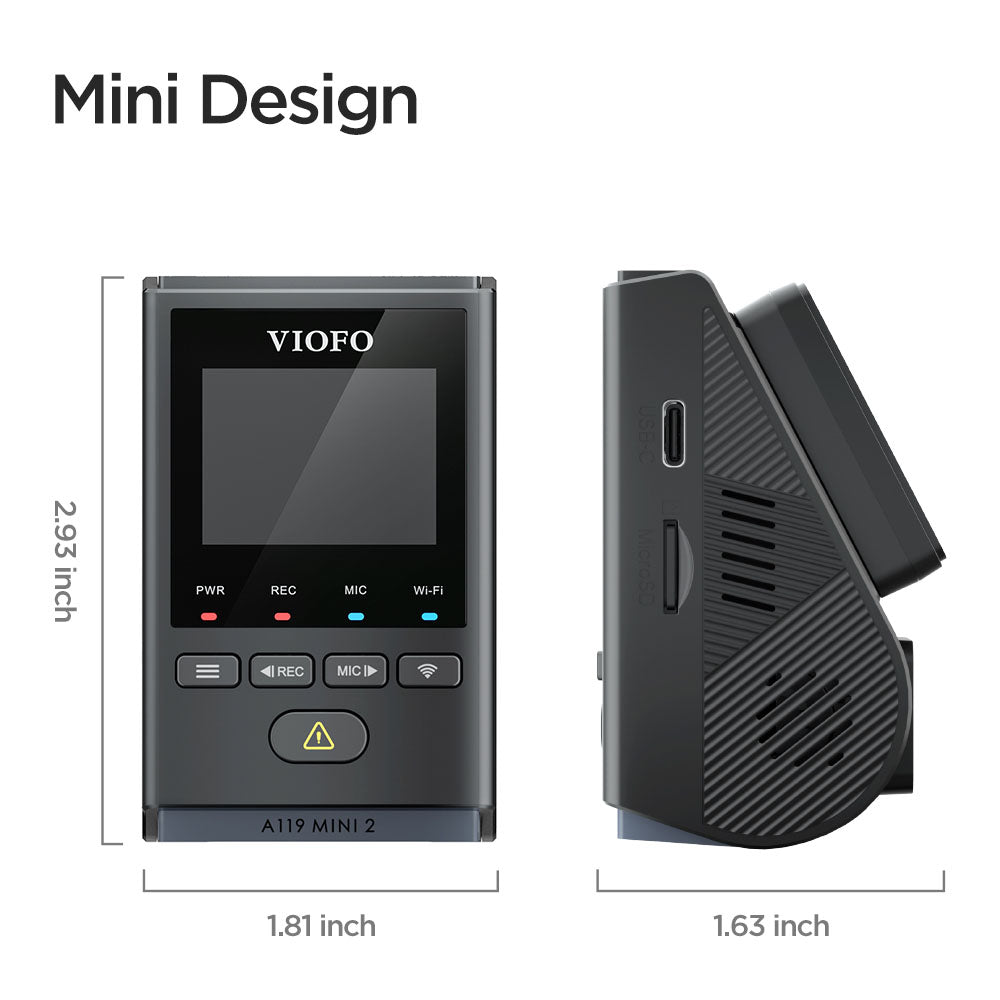 Viofo A119 2K Mini 2 STARVIS2 60FPS 1ch