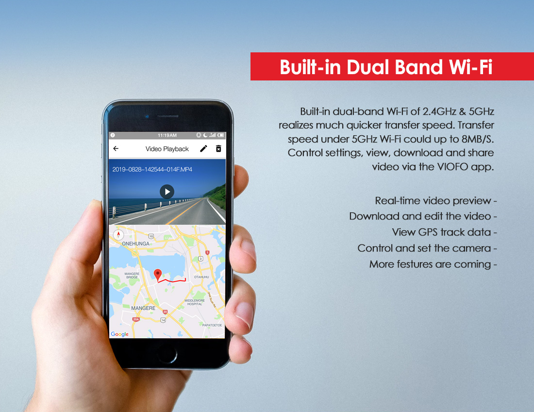 [10% OFF] Viofo A129 Pro Duo Ultra GPS 4K Front + 1080p Rear + HK3 Hardwire Kit + MLC 64GB micro-SD