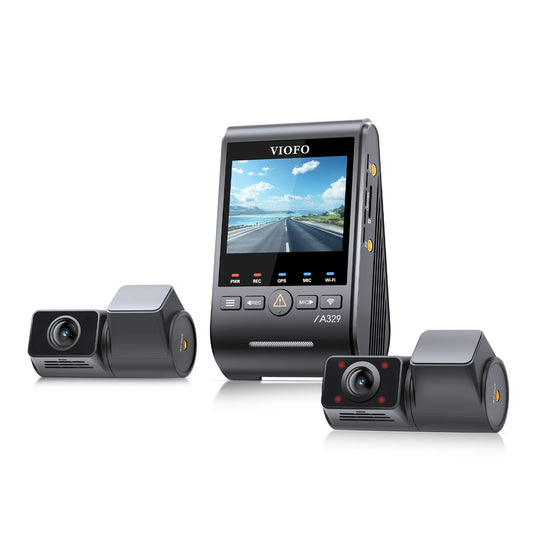 [Install Pack] Viofo A329S 4K+2K 60FPS 3ch + HK4 Hardwire Kit + 64GB MLC Package