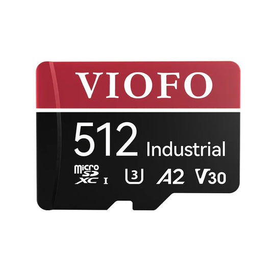 VIOFO 512GB Industrial Grade microSD Card U3 A2 V30 High Speed Memory Card with Adapter Support Ultra HD 4K Video Recording (Copy) (Copy)