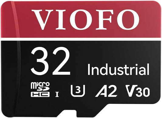 VIOFO 32GB Industrial Grade microSD Card U3 A2 V30 High Speed Memory Card with Adapter Support Ultra HD 4K Video Recording (Copy)