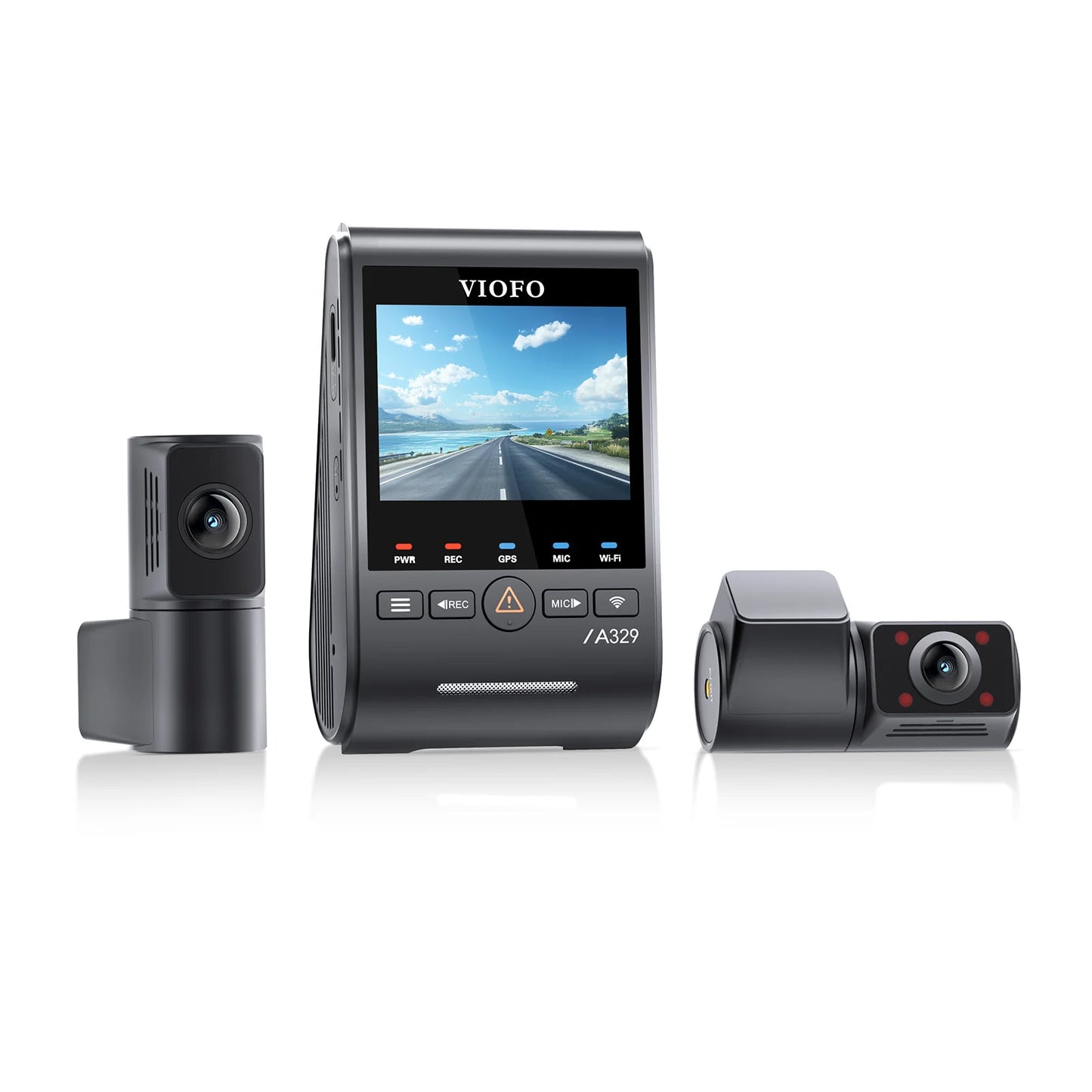 [Install Pack] Viofo A329S 4K+2K 60FPS 3ch + HK4 Hardwire Kit + 64GB MLC Package