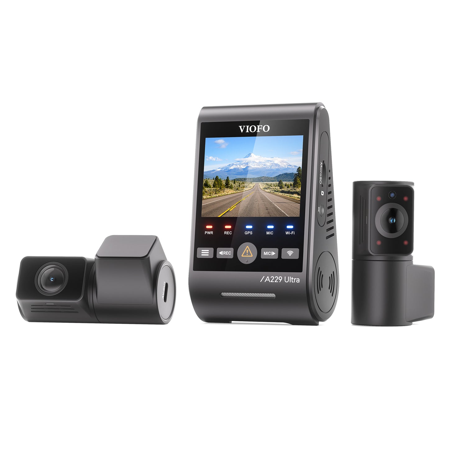[Express] Viofo A229 Ultra 4K+4K+1K + HK4 Hardwire Kit + 32GB MLC Package