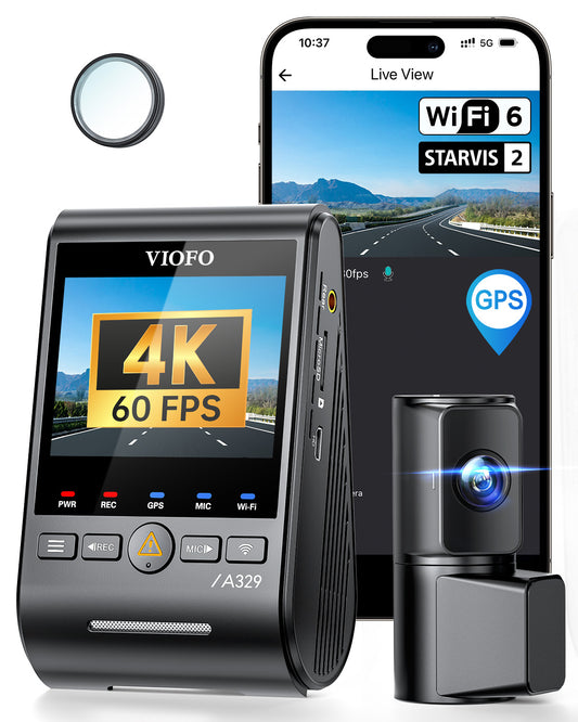 Viofo A329 4K+2K Dual 60FPS 2ch without micro-SD card