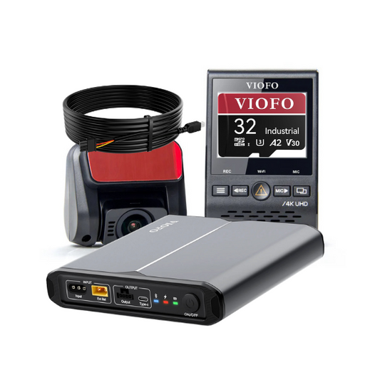 [Mega Value] Viofo A129 PRO Duo + MLC 32GB + Viofo BP100 7,650mAh Battery Install Pack Offer