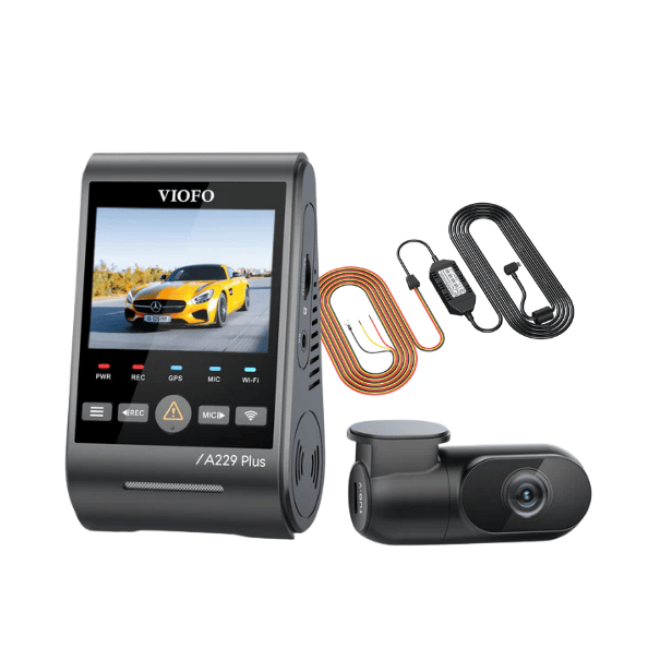[15% Off] Viofo A229 Plus 2K+2K 2-channel + HK4 Hardwire Kit Base Package Installed (BYO micro-SD card)