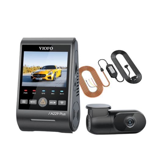 [15% OFF] Viofo A229 Plus 2K+2K 2-channel + HK4 Hardwire Kit Base Package Installed (BYO micro-SD card)