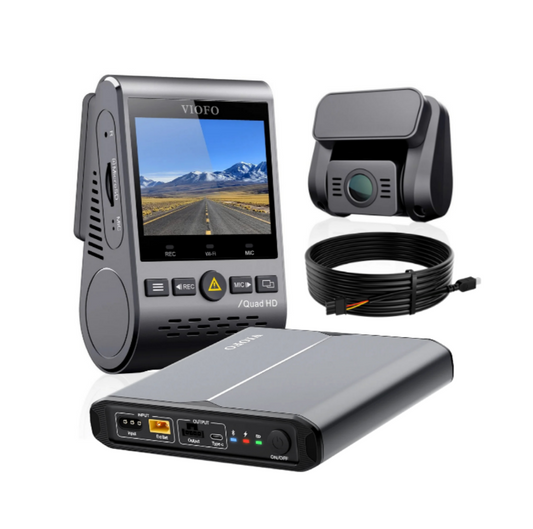 [Mega Value] Viofo A129 Plus Duo + Viofo BP100 7,650mAh Battery Install Pack Offer