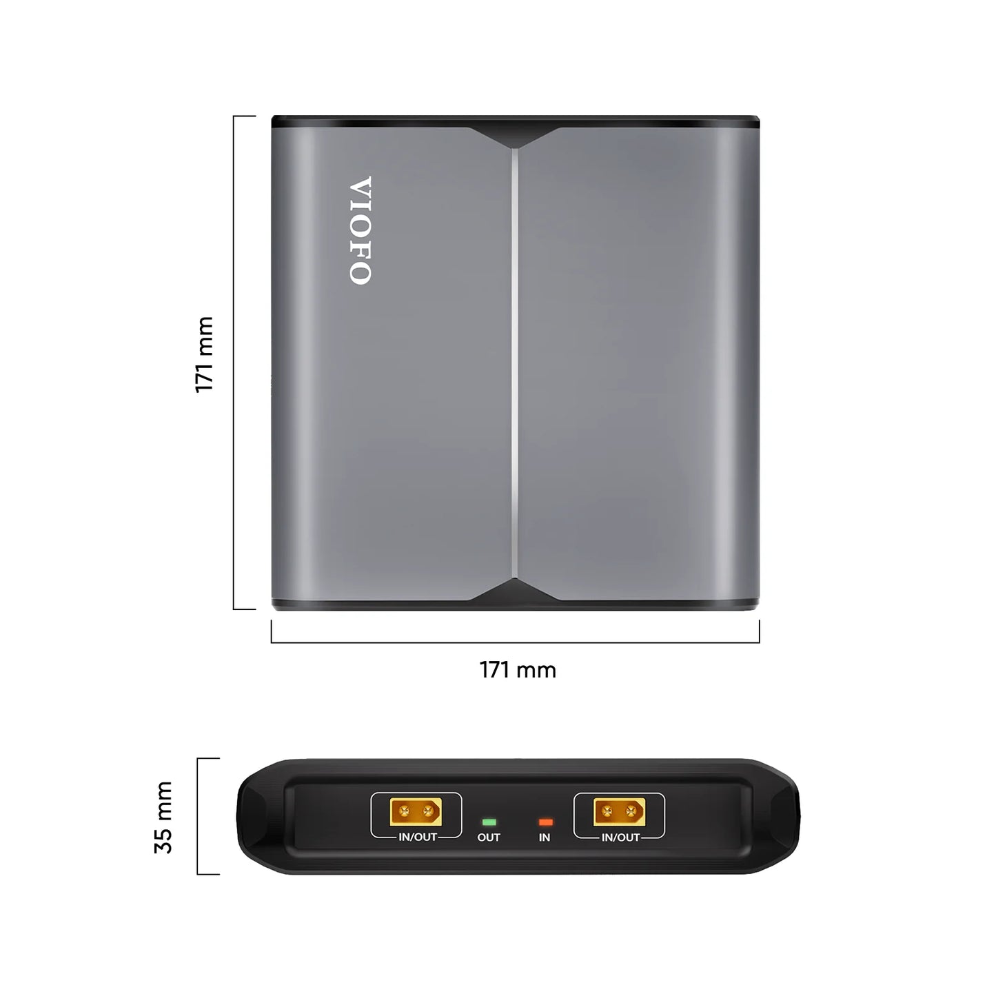 VIOFO EP100 Expansion Battery for BP100 Battery Pack, Easy to Expand Capacity for Much Longer Parking Recording